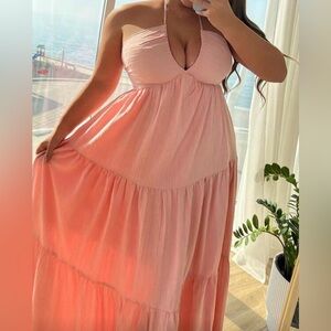 Pink Maxi Dress
